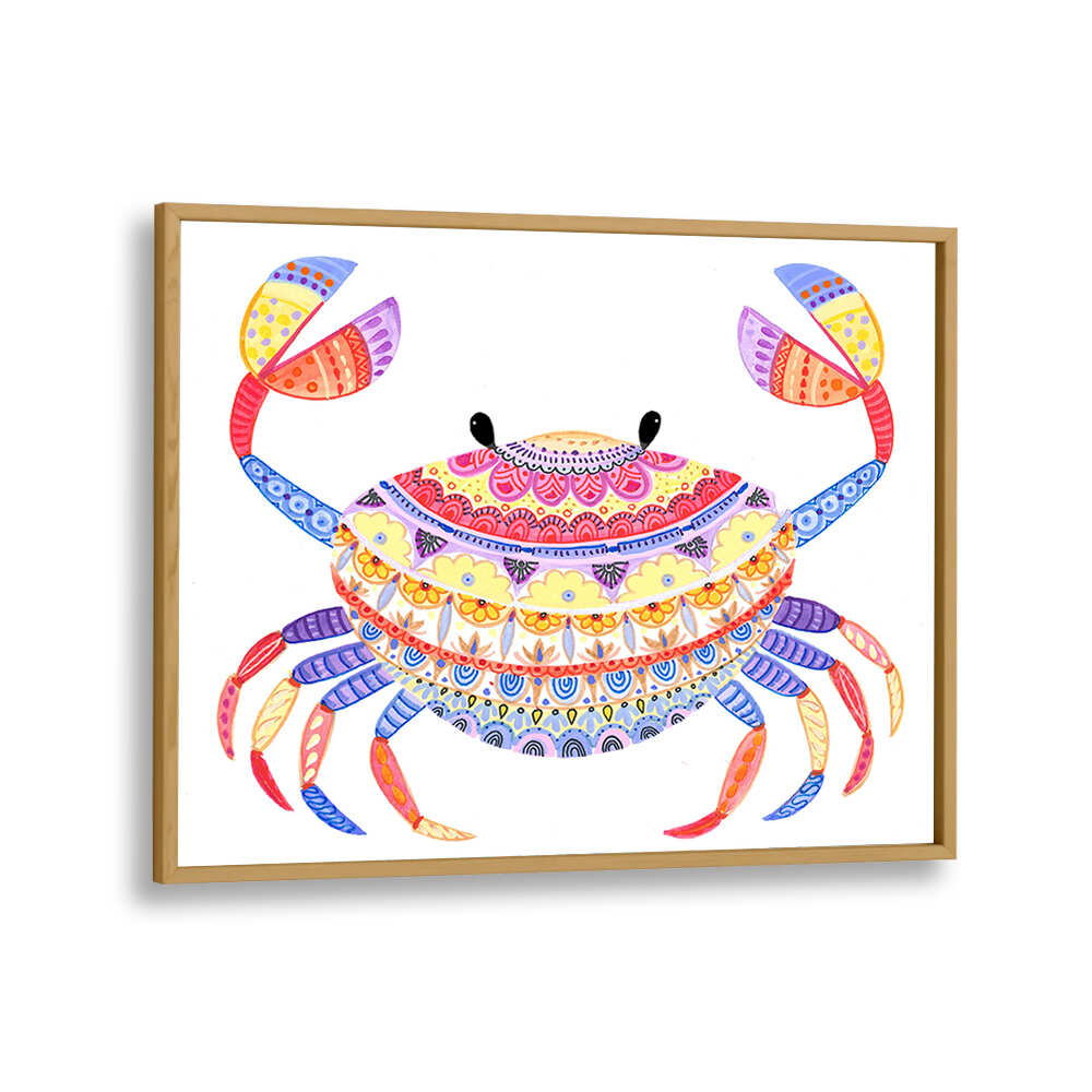 COLORFUL CRAB DANCE , BEACH PAINTINGS