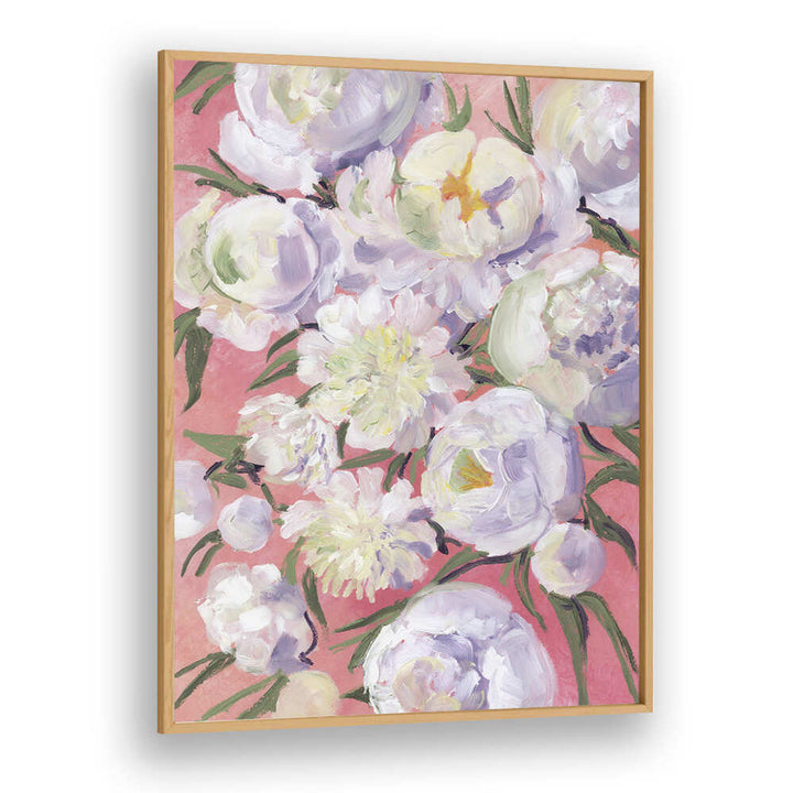 KINSLY PAINTERLY BOUQUET , FLORAL FLOWER PAINTINGS