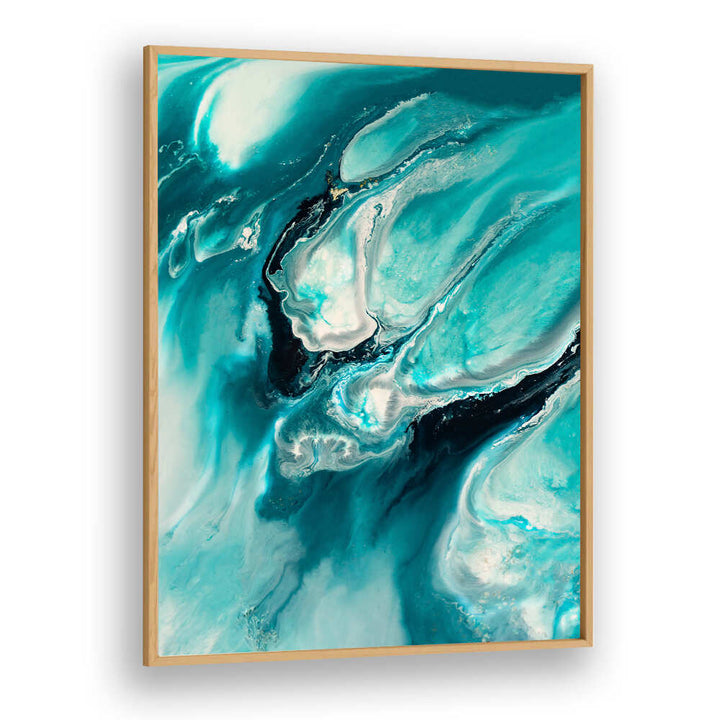 Captivating OCEAN TEAL, ABSTRACT PAINTINGS featuring bold colors and dynamic shapes to enhance your living space.