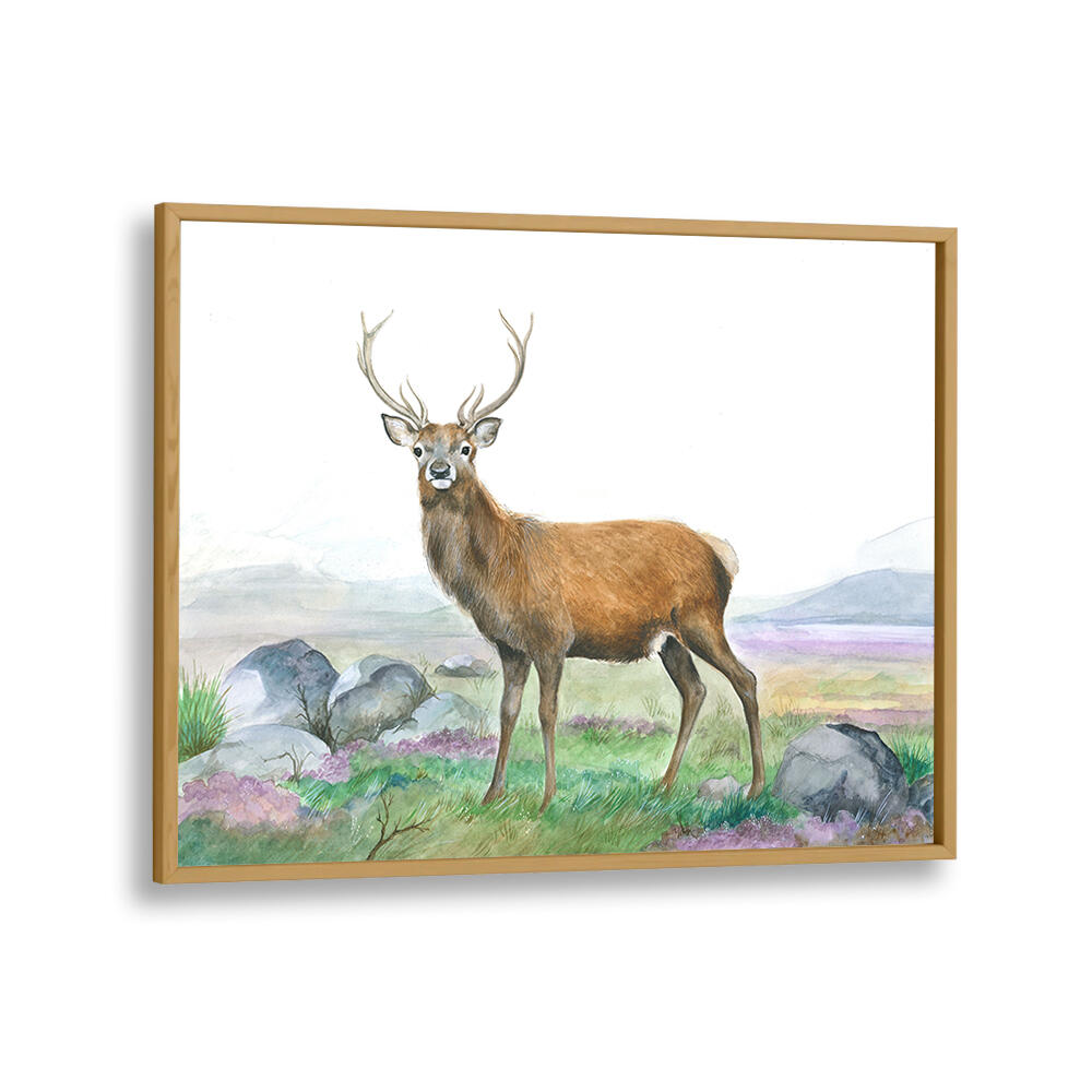 MORELAND STAG , ANIMAL PAINTINGS
