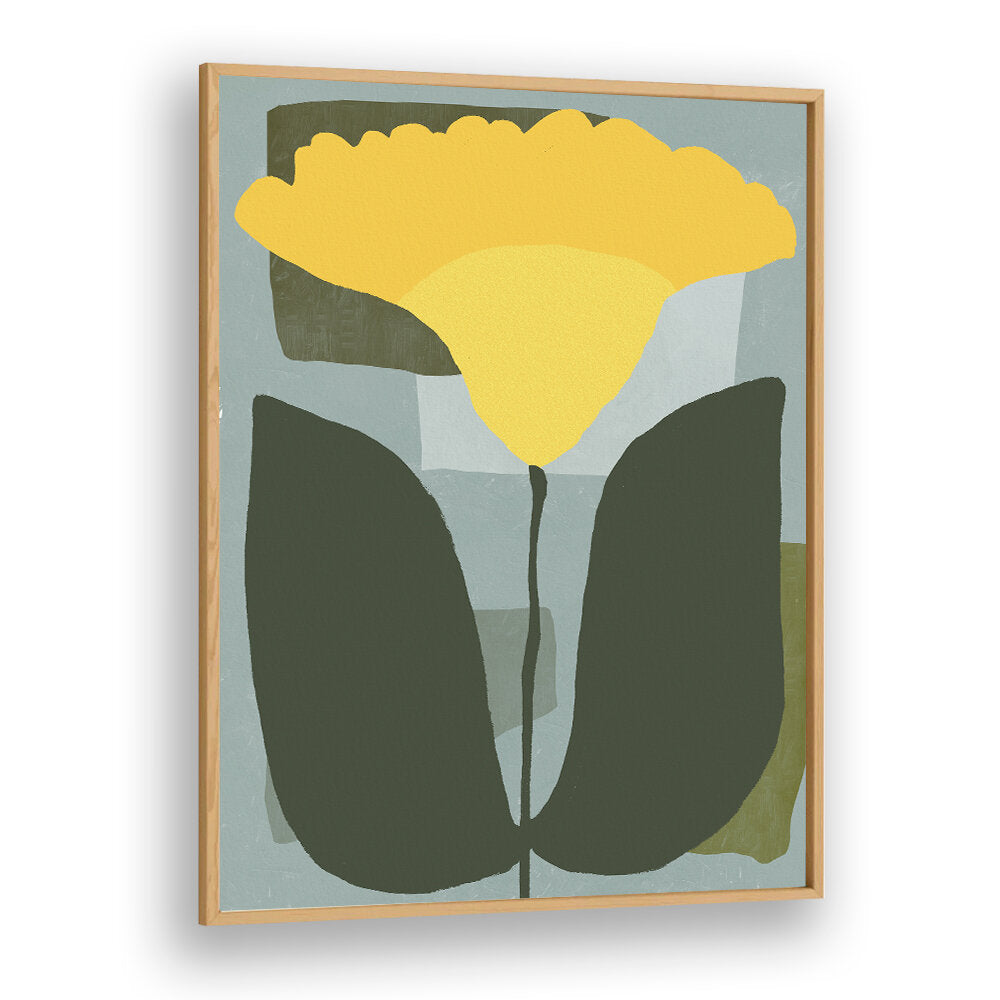 SIMPLISTIC YELLOW , FLORAL FLOWER PAINTINGS