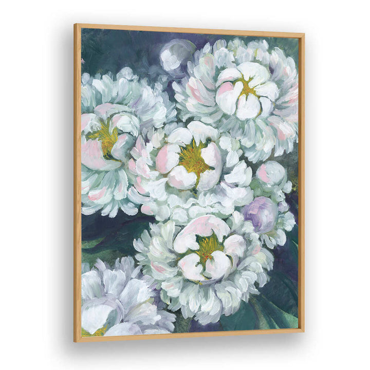 WILLOH PAINTERLY PEONIES , FLORAL FLOWER PAINTINGS