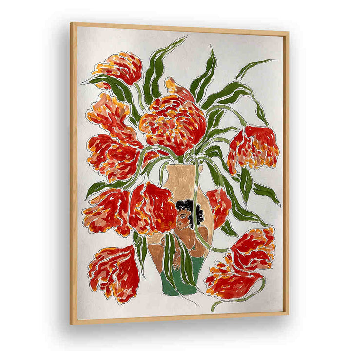 THE AFTERMATH , FLORAL FLOWER PAINTINGS