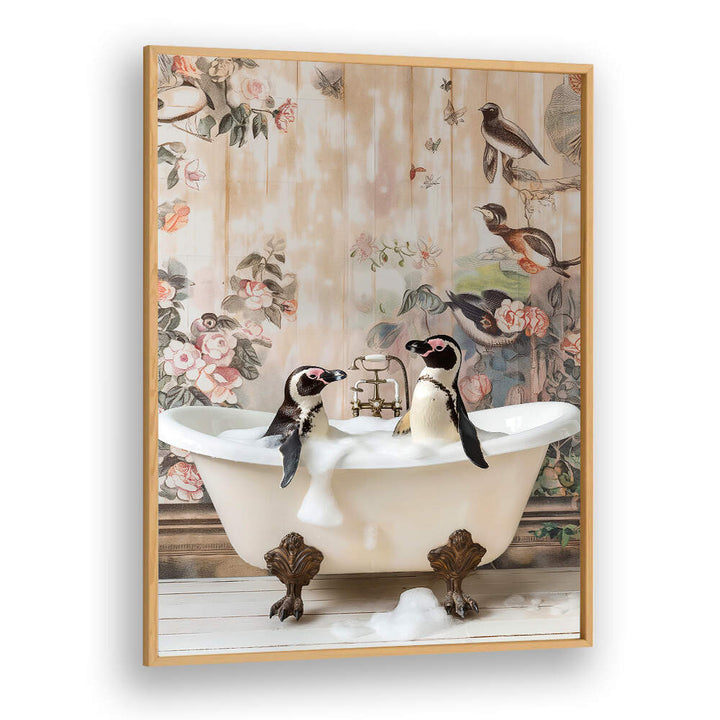 PENGUIN PALS IN A BUBBLE BATH