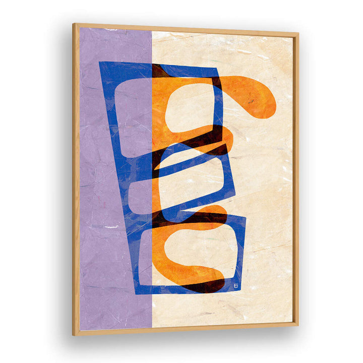 CUT OUT BLUE & ORANGE