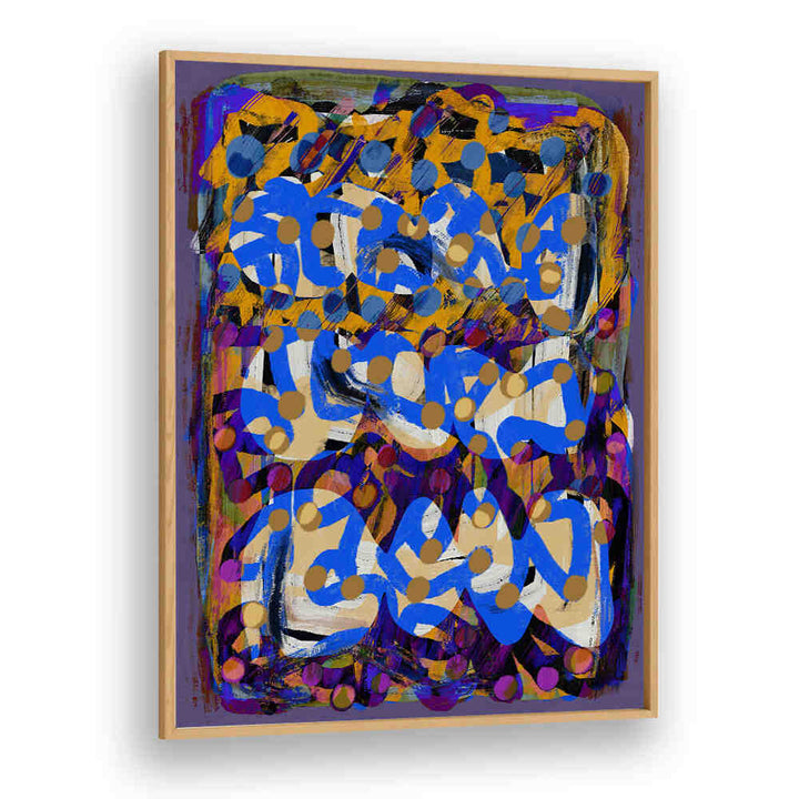 LINE ART PURPLE SUBSTRACT , ABSTRACT PAINTINGS