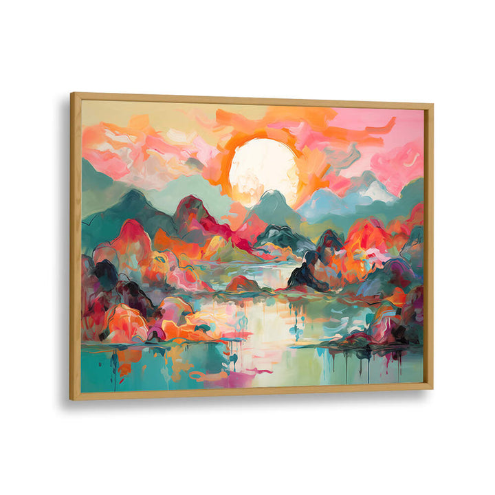 COLORFUL LANDSCAPE , LANDSCAPE PAINTINGS