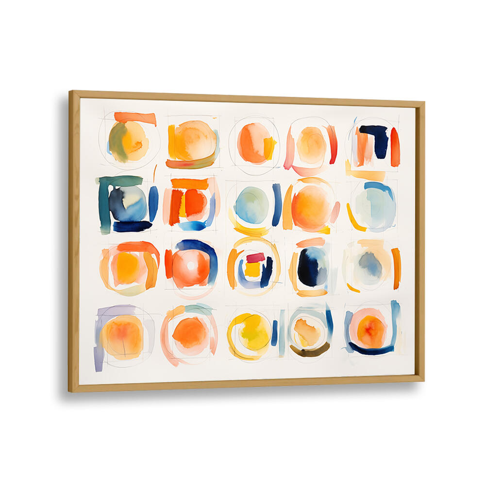 CIRCLES AND SQUARES , ABSTRACT PAINTINGS