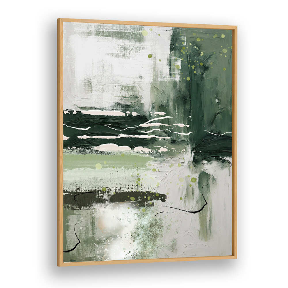 CANVAS GREENS II , ABSTRACT PAINTINGS