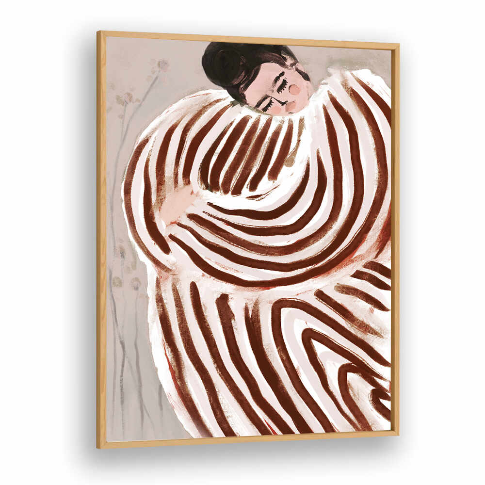 STRIPED EMBRACE , PORTRAITS & FIGURATIVE ILLUSTRATIONS