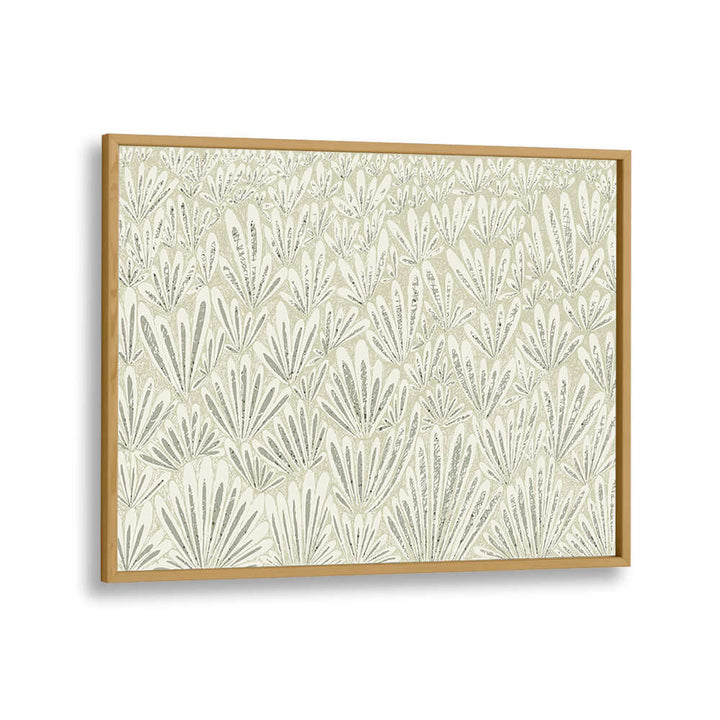 Transform your space with CALMING ESSENTIALS II, PATTERN ART PRINTS featuring a serene leaf design for tranquility.