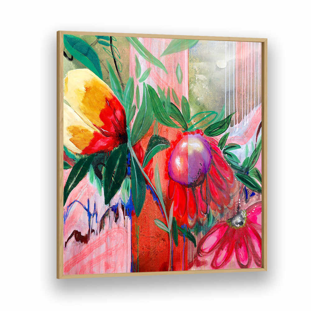 PAINTING IV , FLORAL FLOWER PAINTINGS