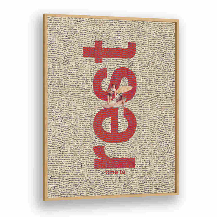 Stylish TIME TO REST, QUOTES typography poster, perfect for creating a calming atmosphere in any space.
