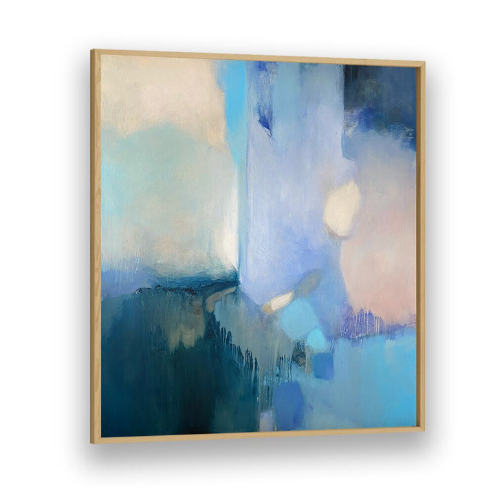 Vibrant FROZEN HAZE, ABSTRACT PAINTINGS enhance any space with refreshing colors and unique artistic flair.