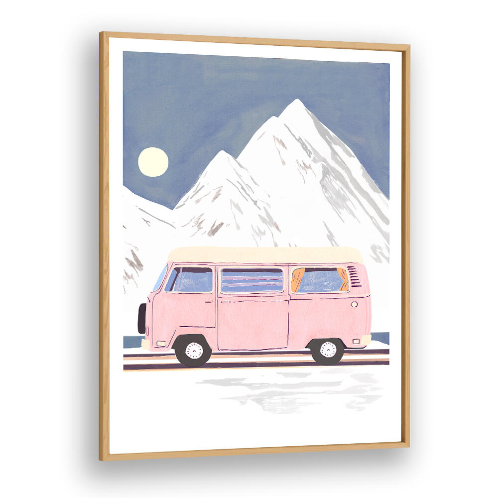 WINTER PRINT , CAR POSTERS