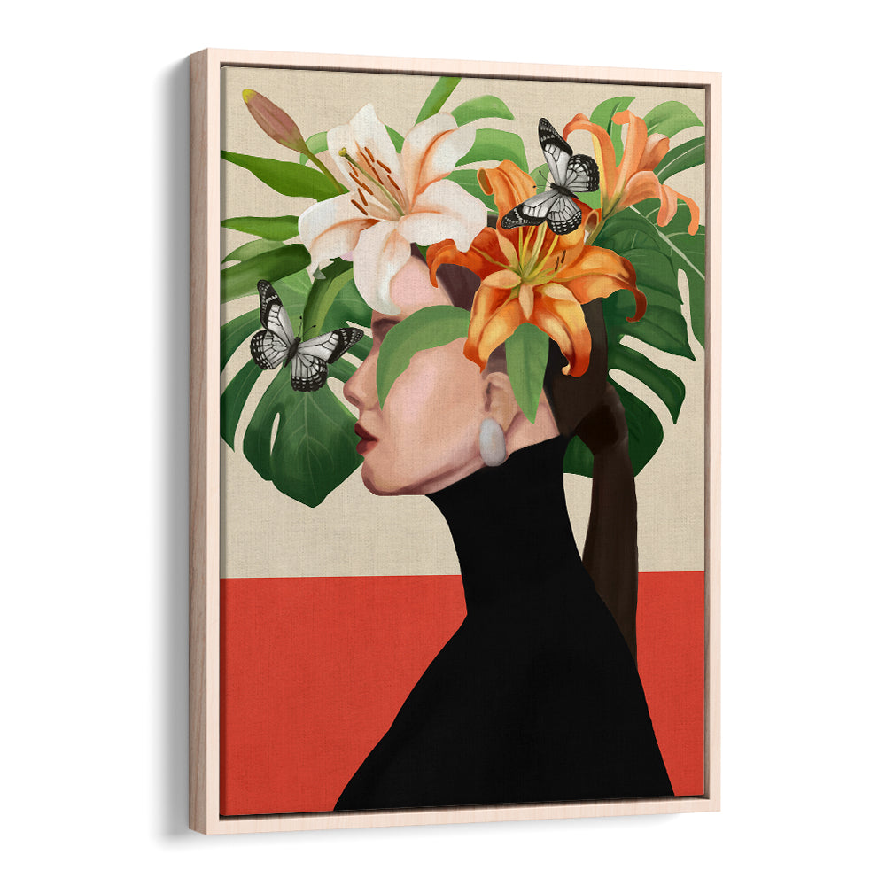 FLORAL SERENITY, SURREAL ART PRINTS