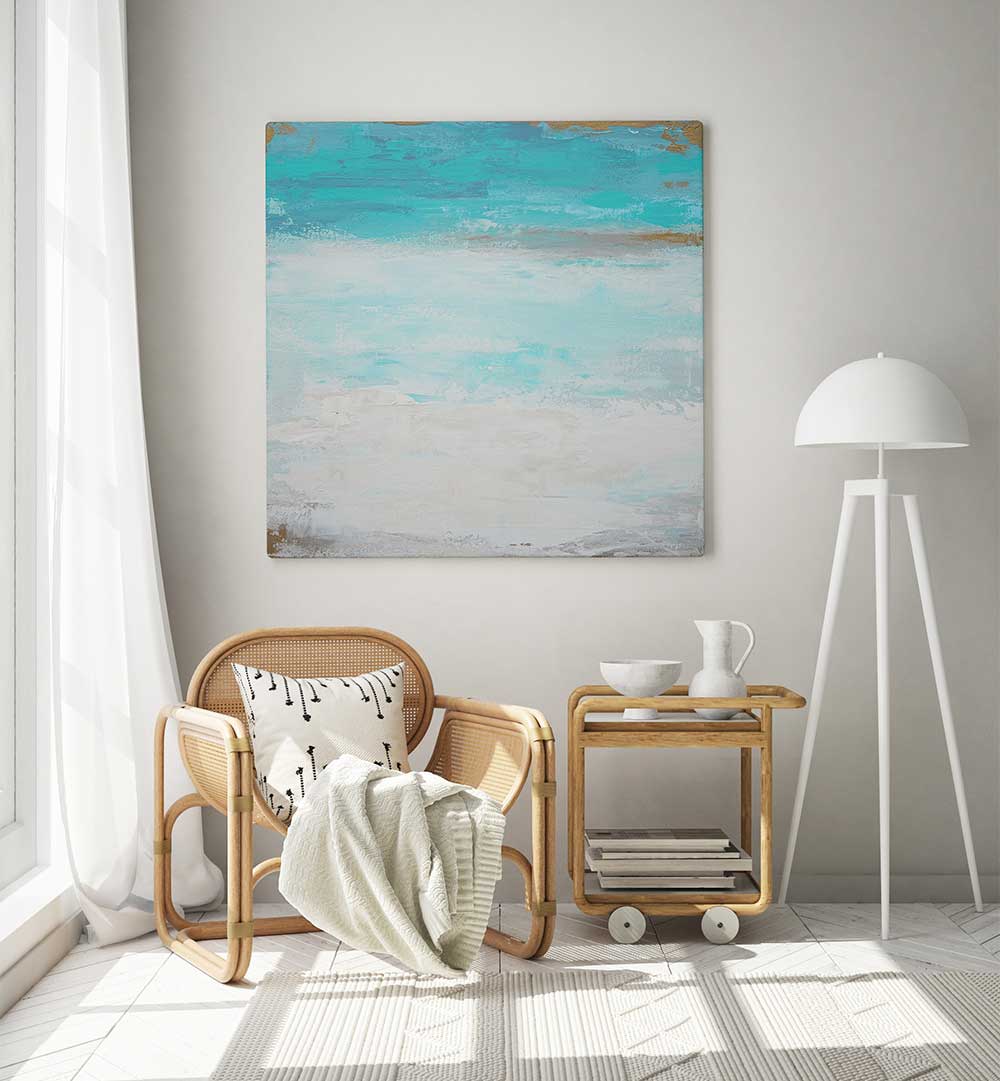 OCEAN INSPIRED TONES , ABSTRACT PAINTINGS
