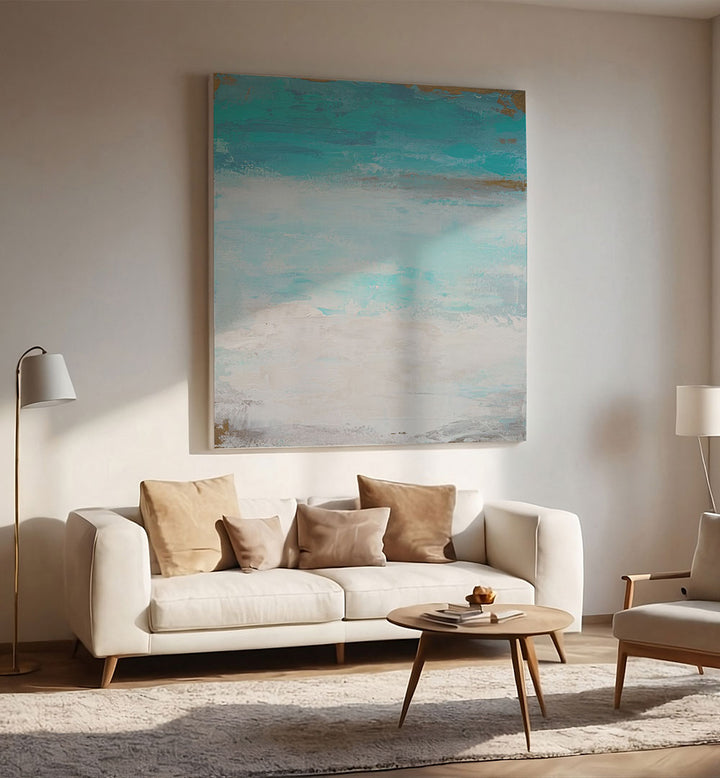 OCEAN INSPIRED TONES , ABSTRACT PAINTINGS