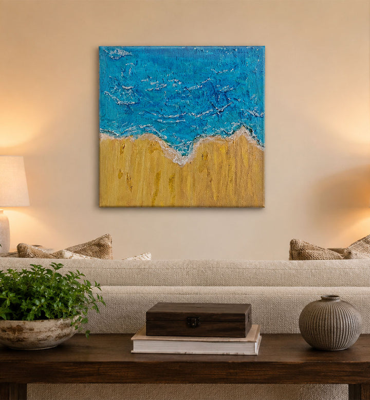OCEAN EMBRACE , HANDMADE ARTWORKS