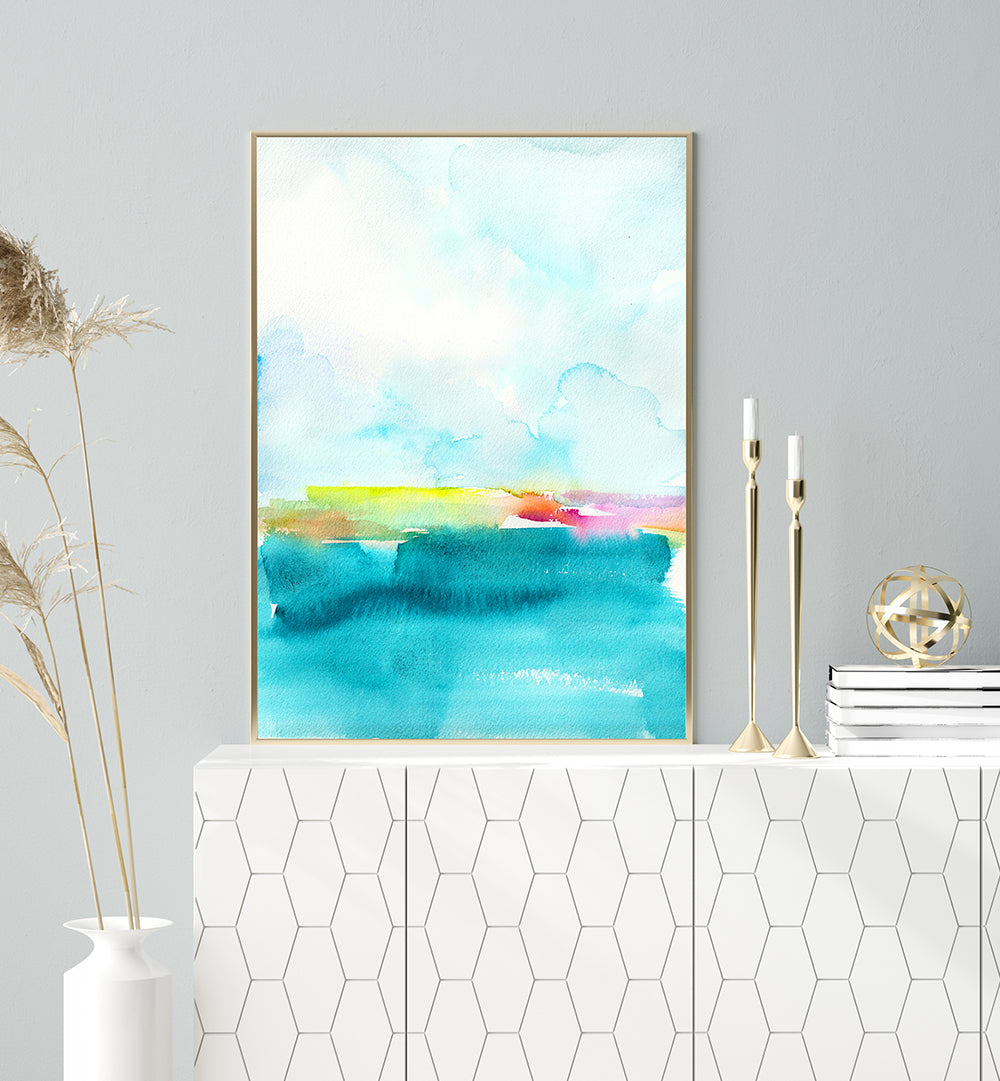 OCEANSCAPE II , LANDSCAPE PAINTINGS