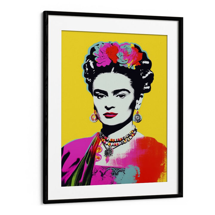 Oh Frids No. II Pop Art Artwork in Black Frame With Mount