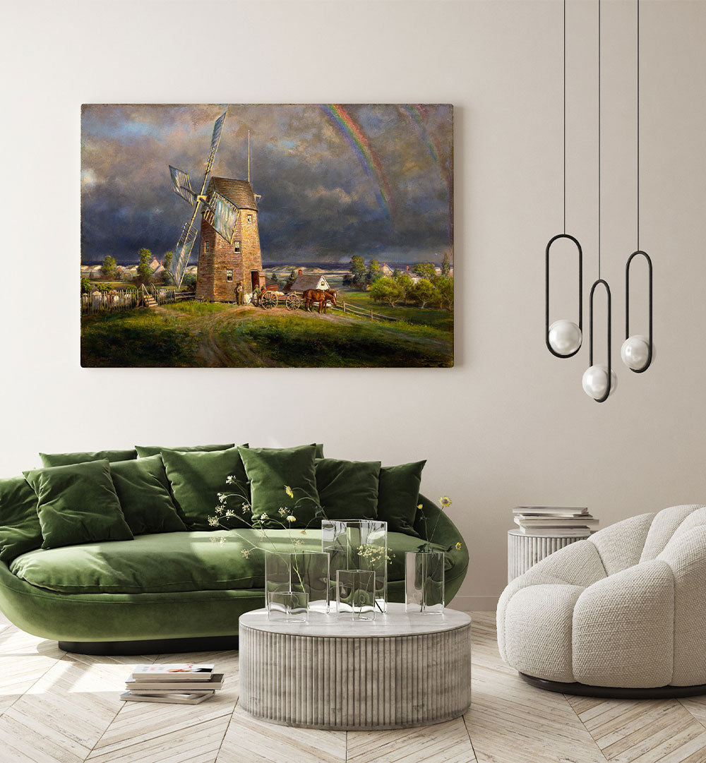 OLD HOOK MILL, EASTHAMPTON , VINTAGE LANDSCAPE