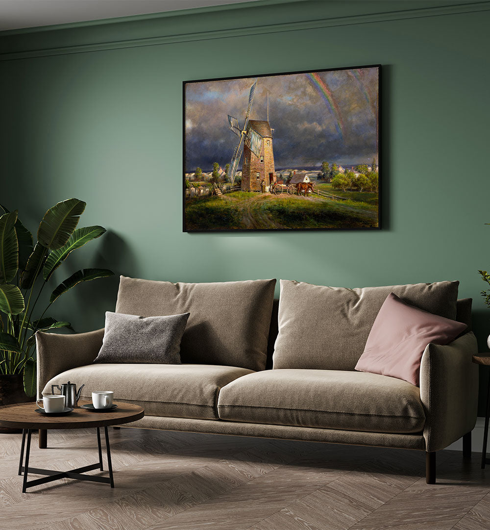 OLD HOOK MILL, EASTHAMPTON , VINTAGE LANDSCAPE