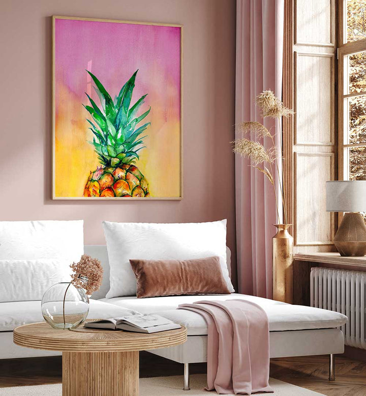 OMBRE PINEAPPLE , KITCHEN POSTERS