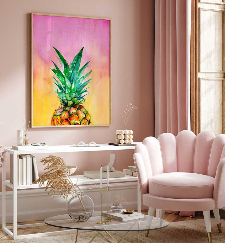 OMBRE PINEAPPLE , KITCHEN POSTERS