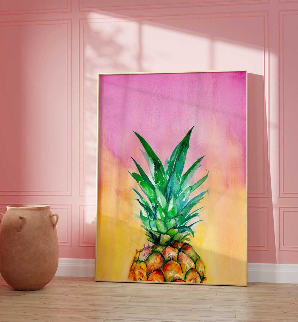 OMBRE PINEAPPLE , KITCHEN POSTERS