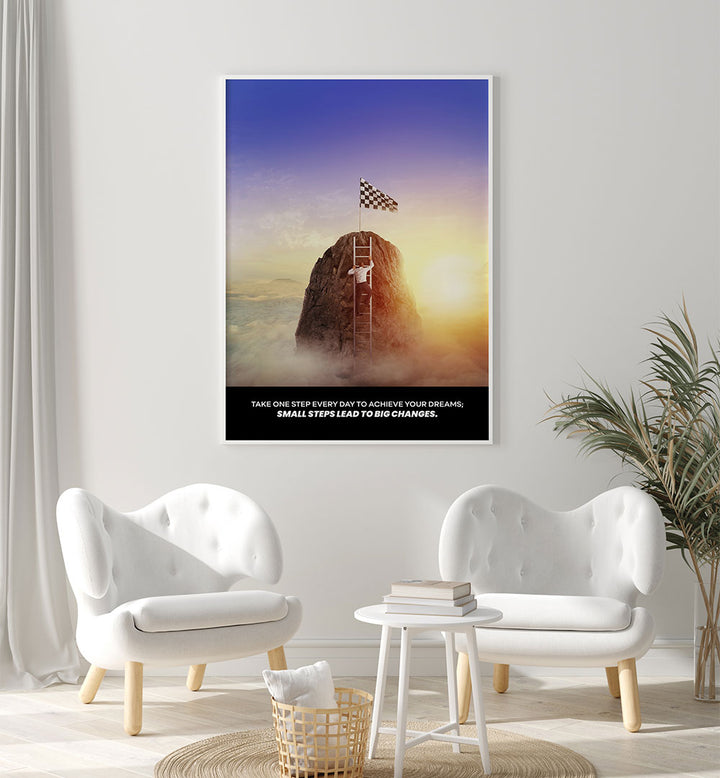ONE STEP EVERYDAY , QUOTES & TYPOGRAPHY POSTERS