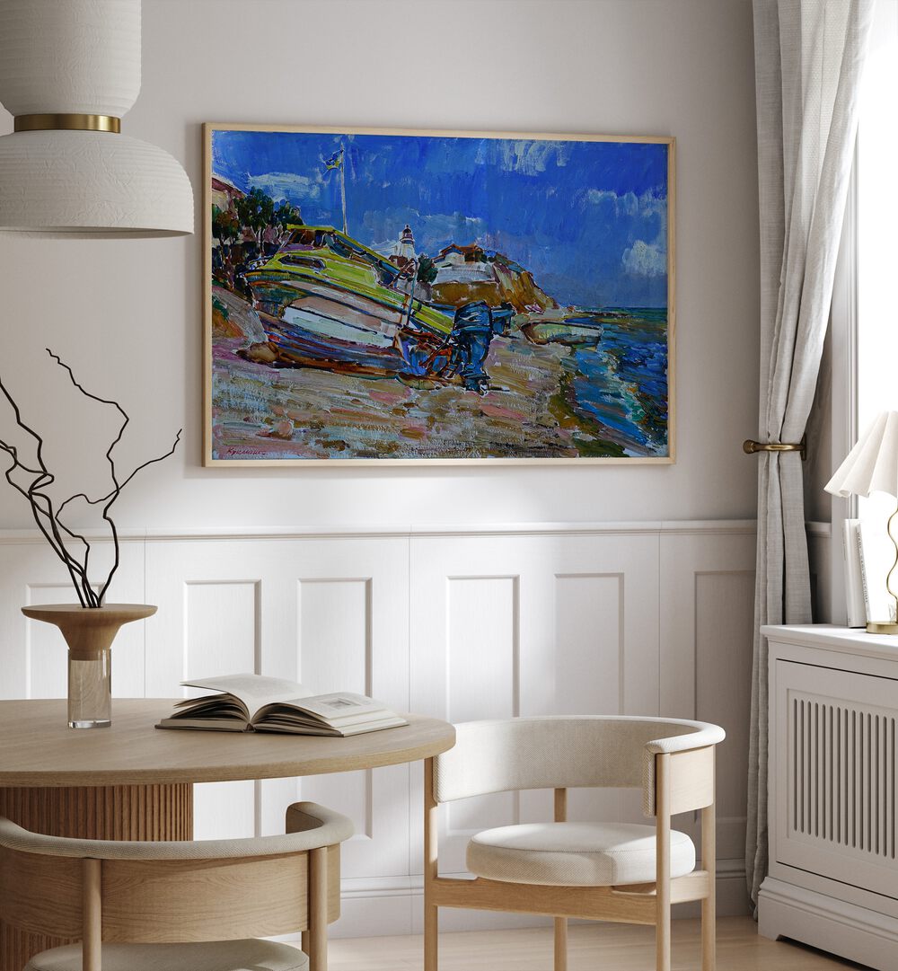 ON THE BEACH , LANDSCAPE PAINTINGS