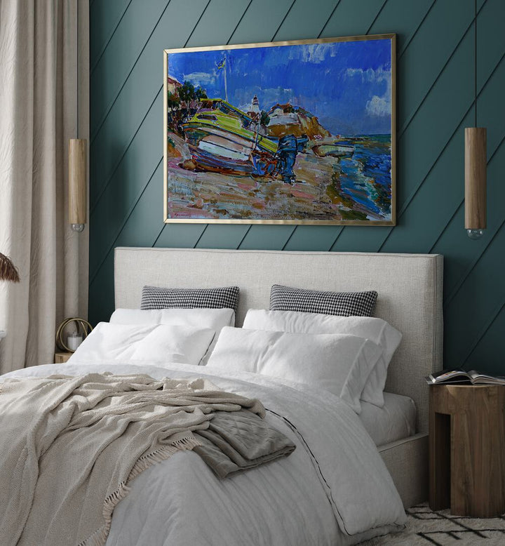 ON THE BEACH , LANDSCAPE PAINTINGS