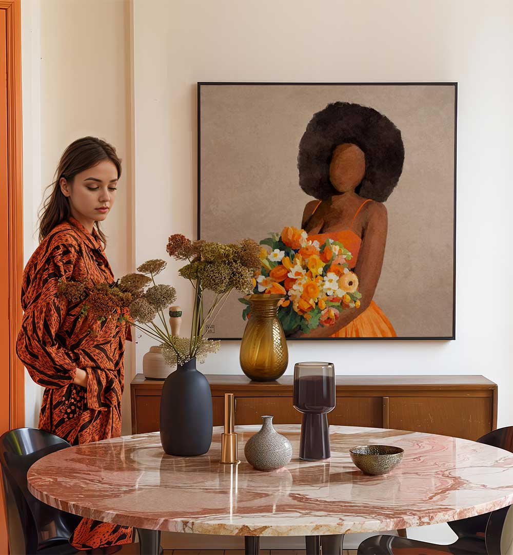 ORANGE , PORTRAITS & FIGURATIVE ILLUSTRATIONS