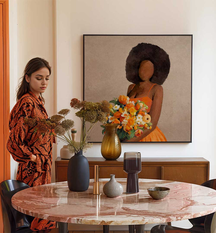 ORANGE , PORTRAITS & FIGURATIVE ILLUSTRATIONS