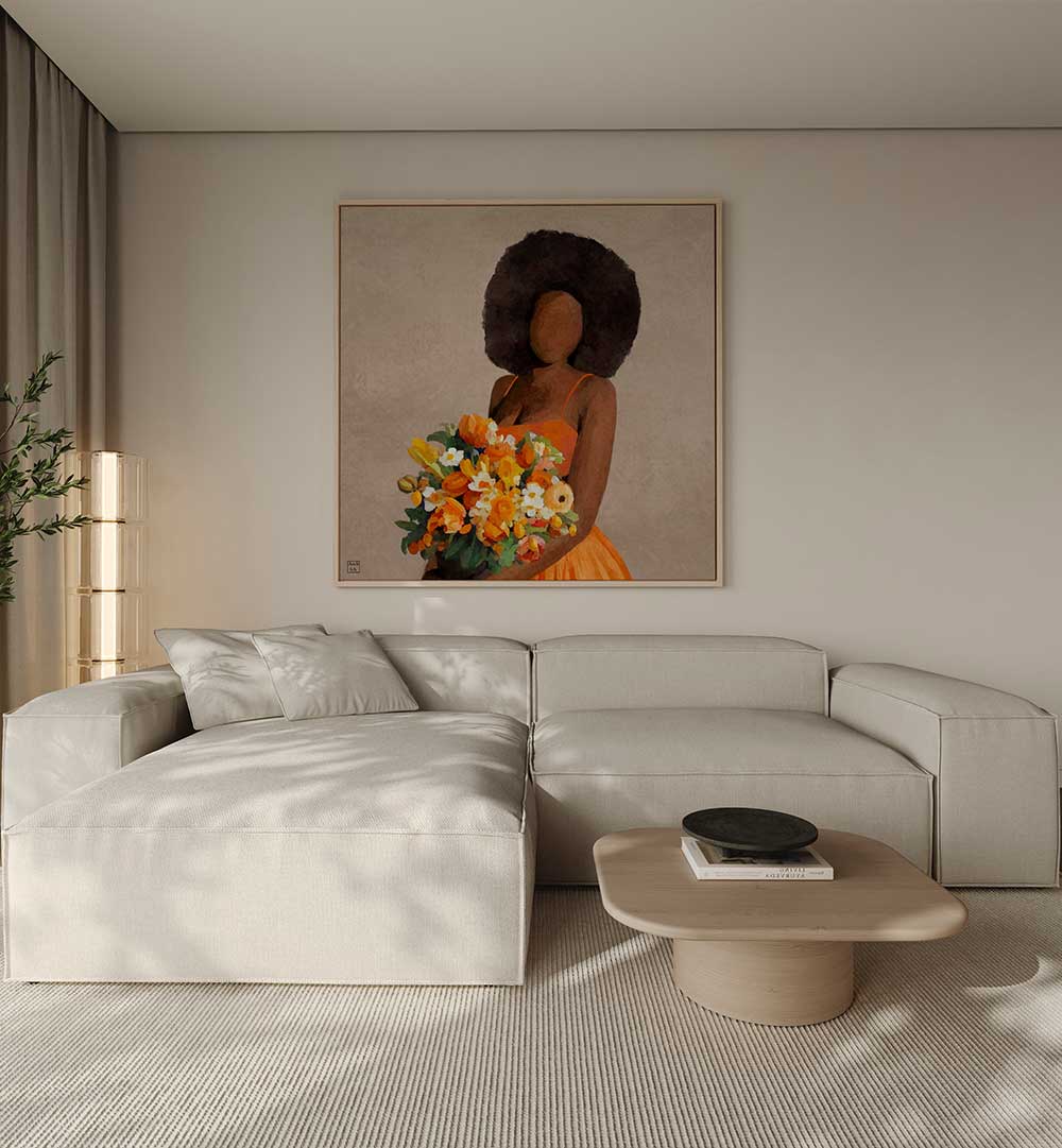 ORANGE , PORTRAITS & FIGURATIVE ILLUSTRATIONS