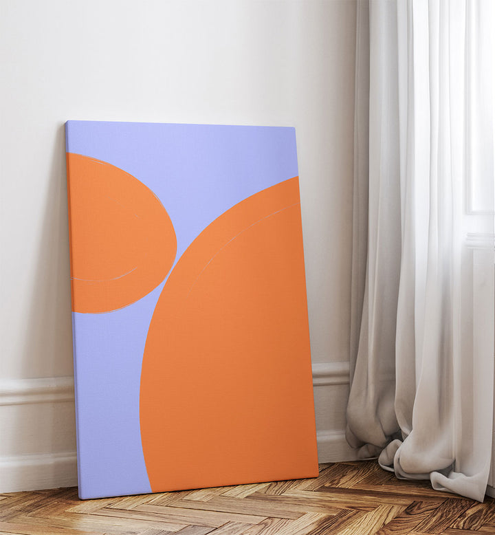 ORANGE HARMONY BLISS , GEOMETRIC ART PRINTS