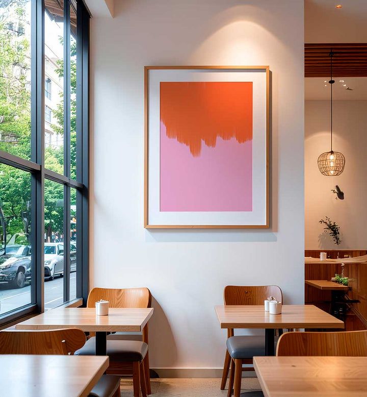 ORANGE OVER BLOSSOM , ABSTRACT PAINTINGS