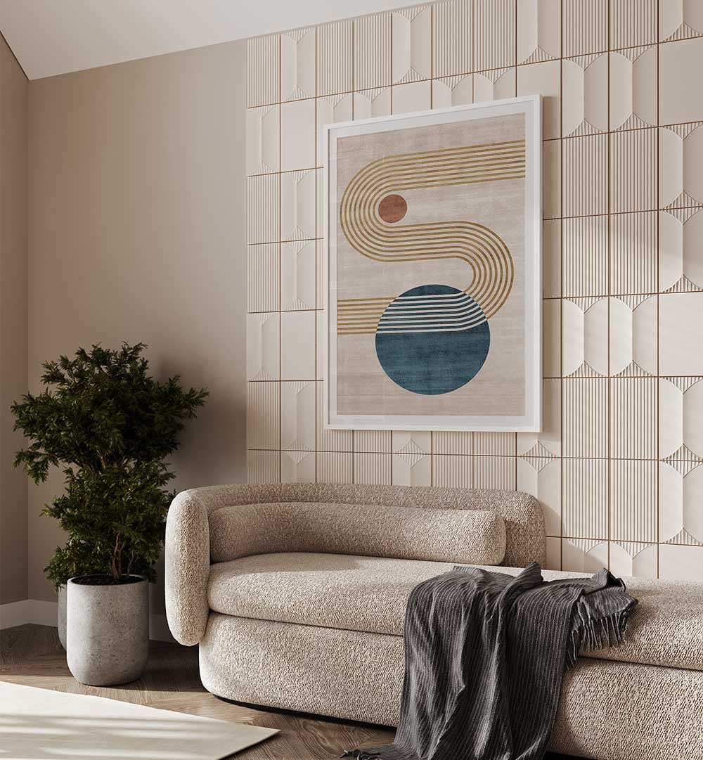 ORBITING LINES , GEOMETRIC ART PRINTS
