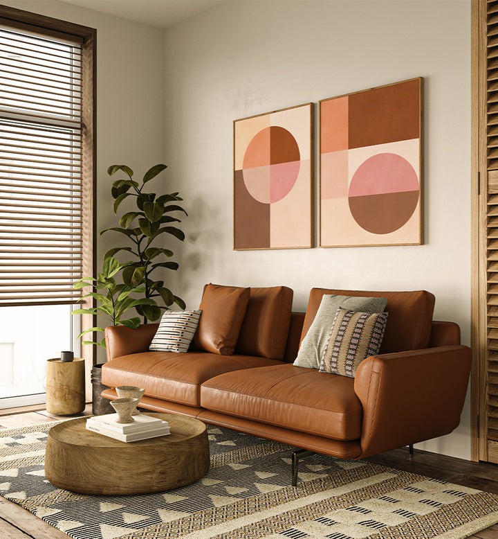ORGANIC BALANCE , SET OF 2 PAINTINGS