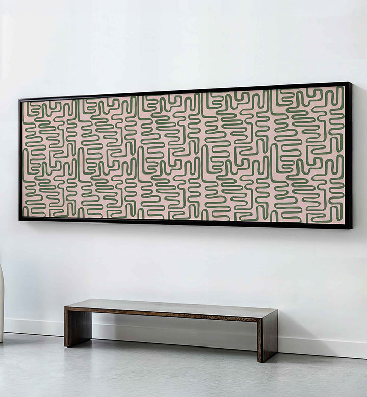ORGANIC WAVY PATTERN , PANORAMIC ART