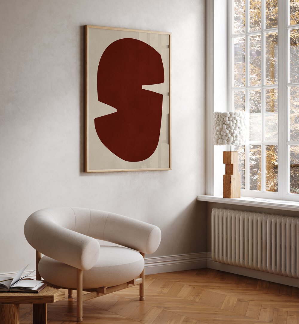 Stylish home decor featuring ORGANIC ART VIII, GEOMETRIC ART PRINTS, blending modern design with natural aesthetics.