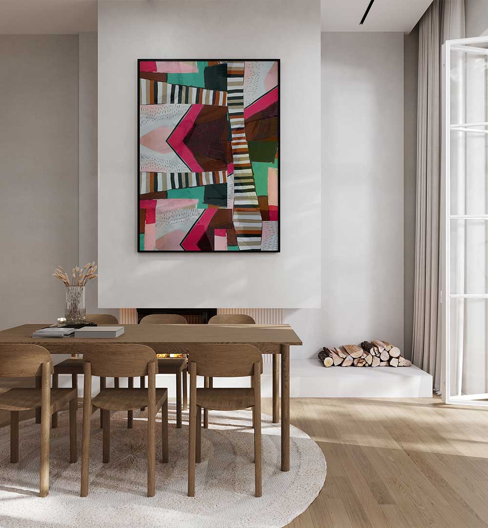 Captivating OTHER STORIES IX, ABSTRACT PAINTINGS bring vibrant modern artistry to enhance any living space.