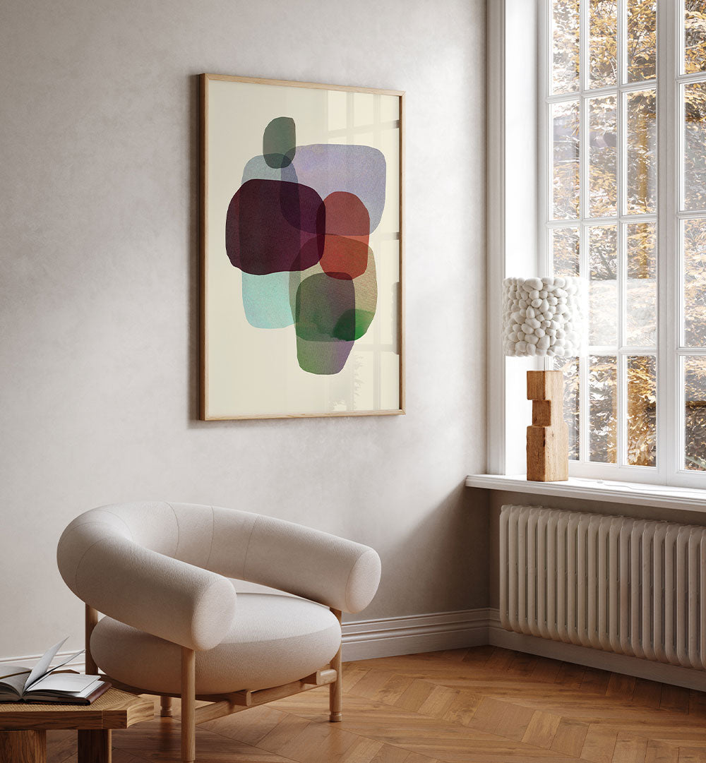 OVERLAPPING ABSTRACT SHAPES