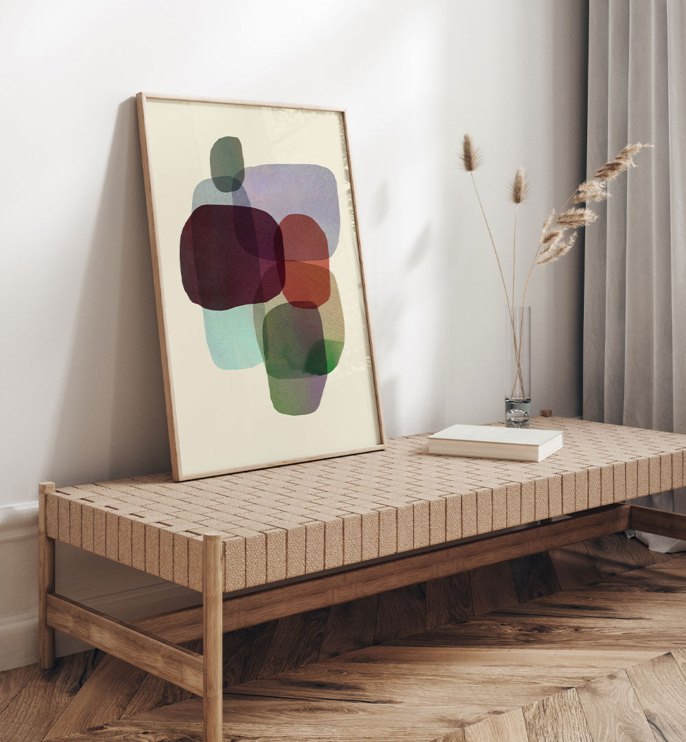 OVERLAPPING ABSTRACT SHAPES