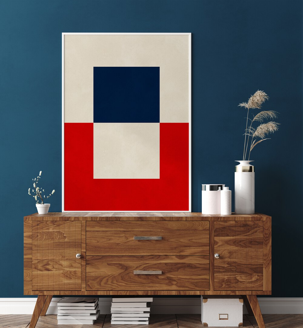 Modern decor featuring OVERLAPPING VI, GEOMETRIC ART PRINTS, perfect for stylish and functional home design.