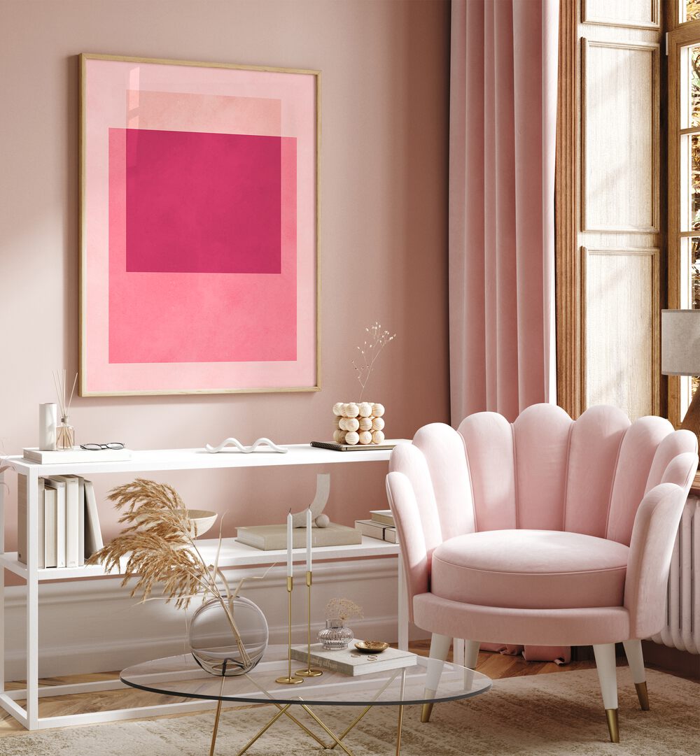 Brighten your space with OVERLAPPING XII, GEOMETRIC ART PRINTS, perfect for modern decor enthusiasts.