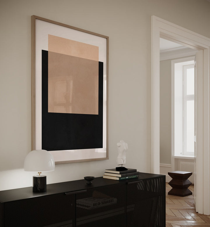 Stylish OVERLAPPING XI, GEOMETRIC ART PRINTS enhance modern decor with captivating overlapping shapes.