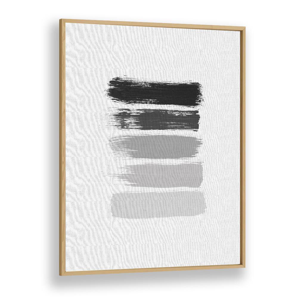 ABSTRACT painting - BLACK AND WHITE STRIPES by Asianmonk