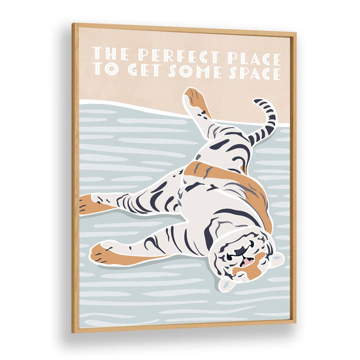 Quotes painting - TIGER TYPOGRAPHY KIDS QUOTE by Asianmonk